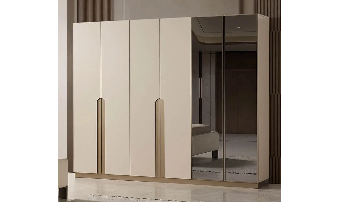 Pier 6-türiger Kleiderschrank