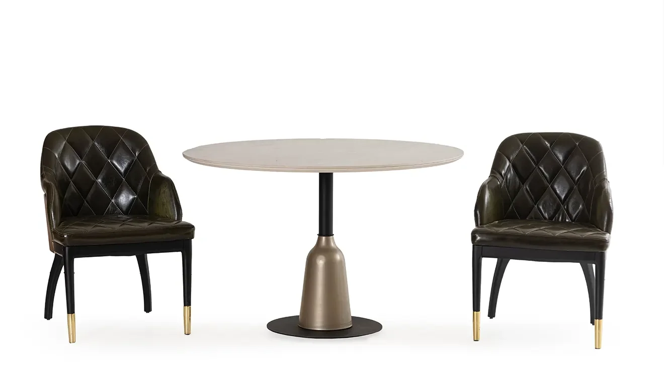 Pisa Seramik Yuvarlak Masa