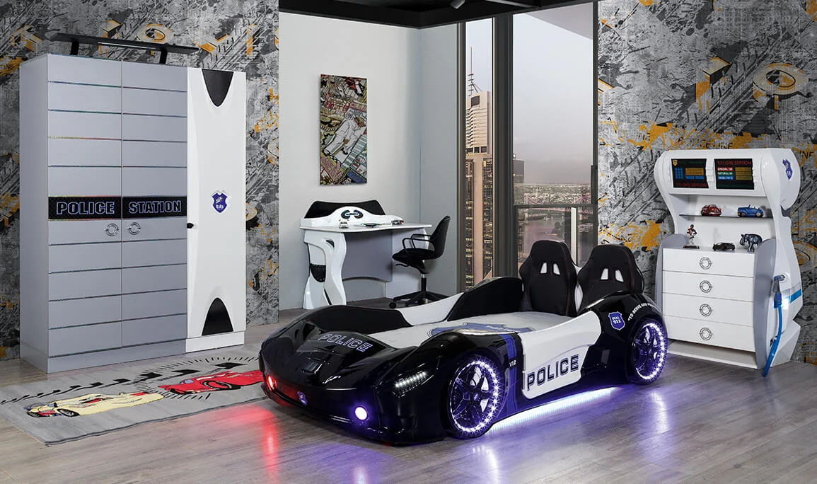 Police Arabalı Çocuk Odası