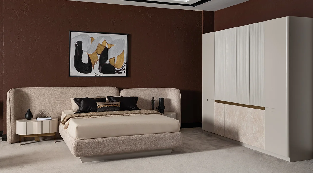 Porto 6 Kapaklı Yatak Odası Takımı