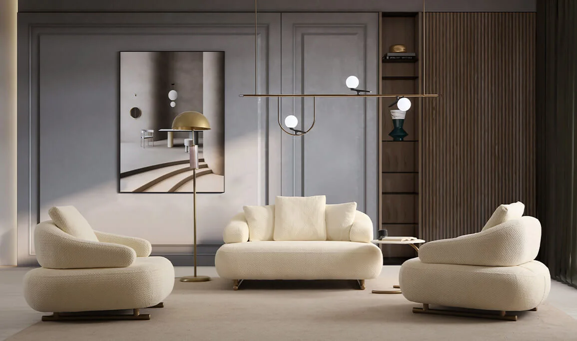 Prada Cremefarbener TV-Sessel