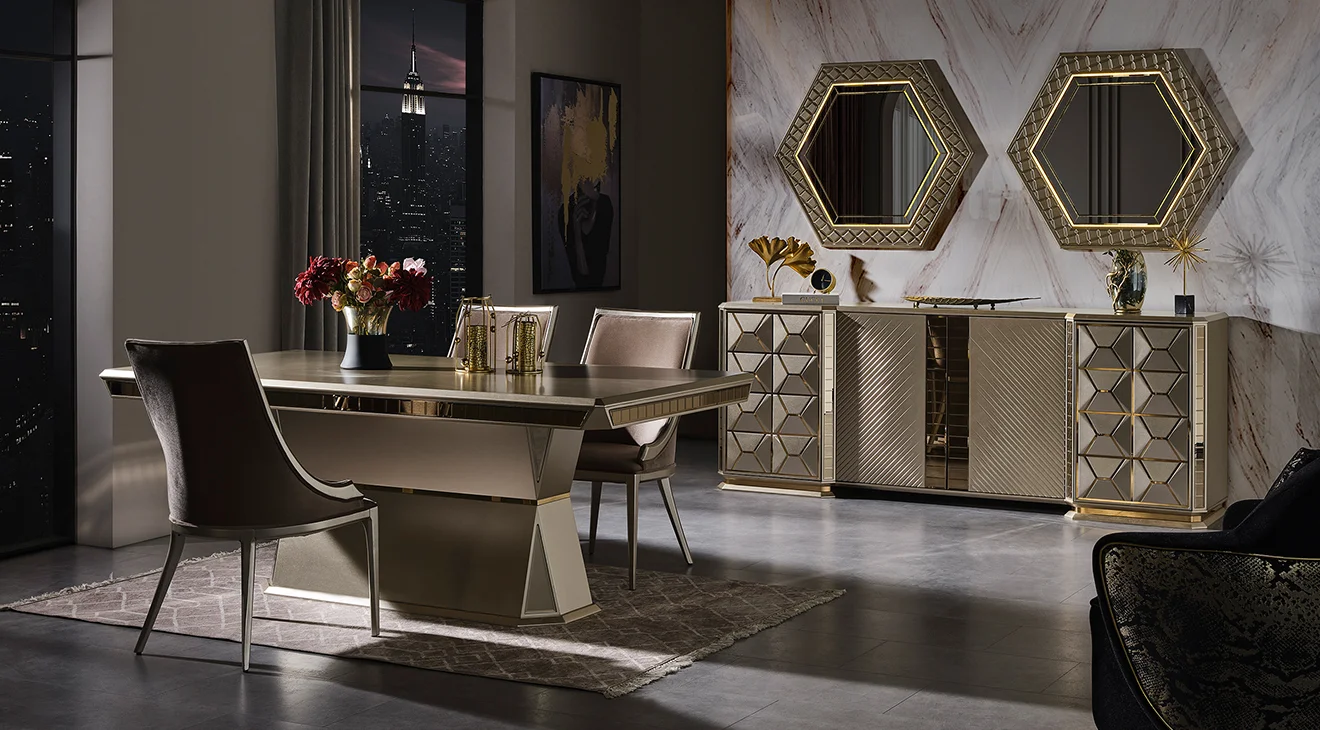 Prada Luxury Yemek Odası Takımı