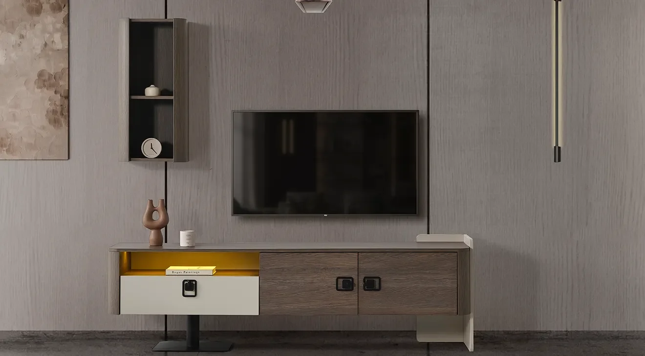 Prada Metal Ayaklı Tv Ünitesi