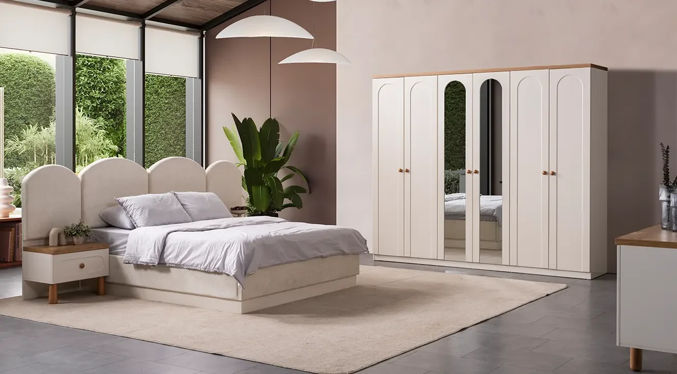 Prag 6 Kapaklı Bohem Yemek Odası Takımı