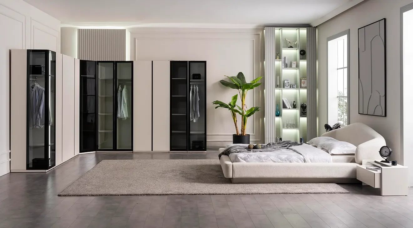 Pragma Köşe Dolaplı Yatak Odası Takımı