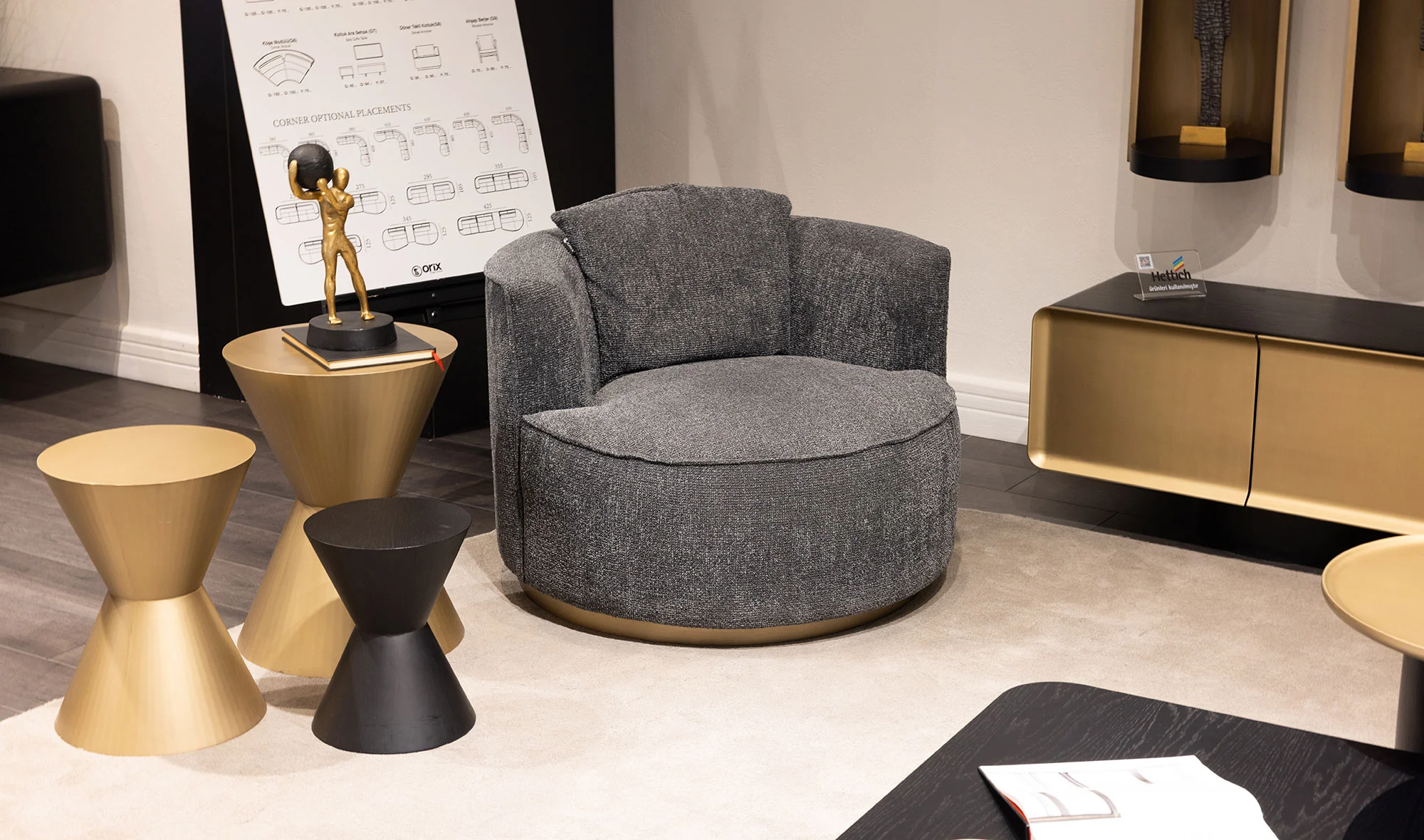 Tekli Koltuk - Döner Ayaklı