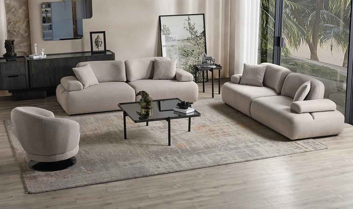 Puffy Sofa Set
