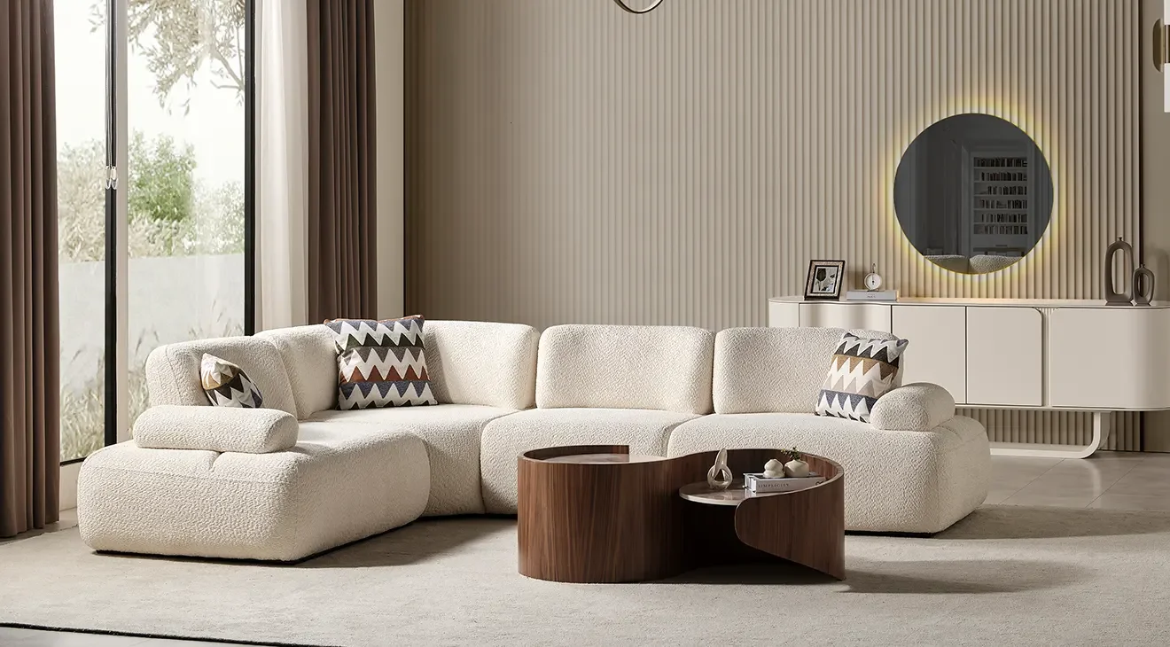 Puffy Yataklı Köşe Koltuk Takımı