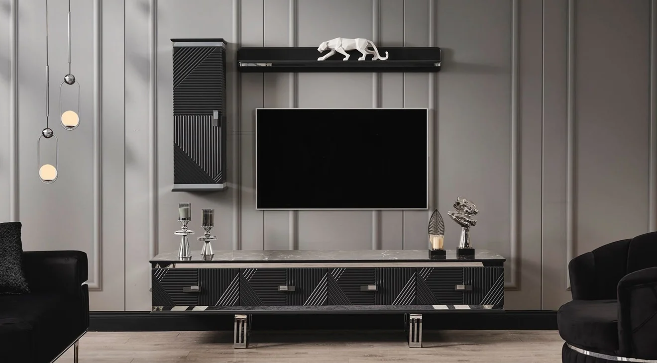 Quatro Q3 Antrasit Tv Ünitesi