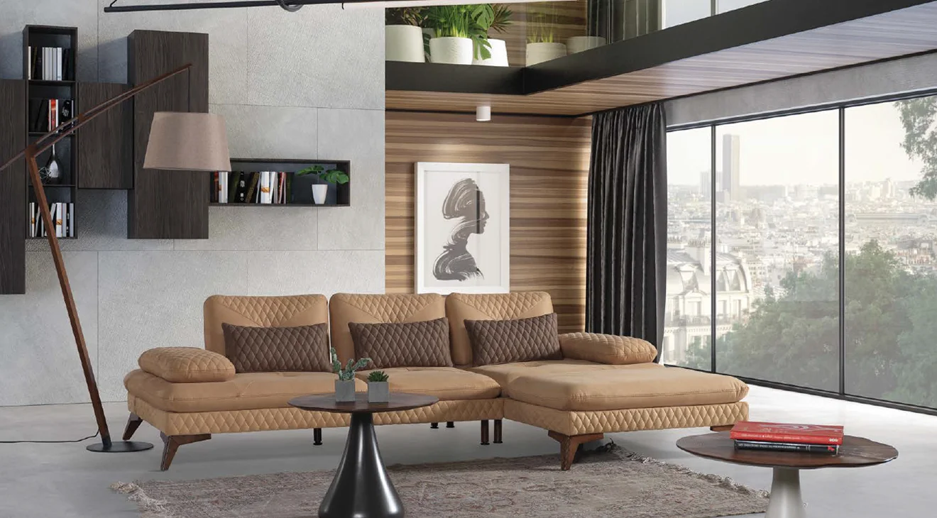 Quatro Relax Modern Köşe Koltuk Takımı