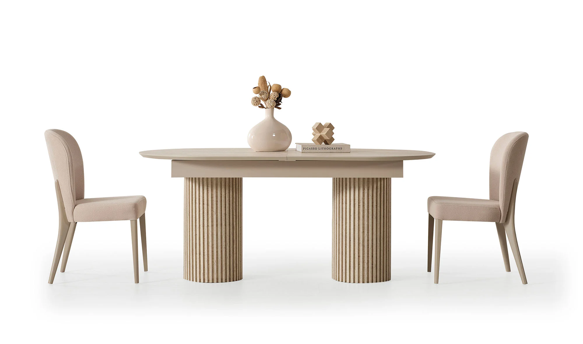 Açılır Yemek Masası + 6 Sandalye