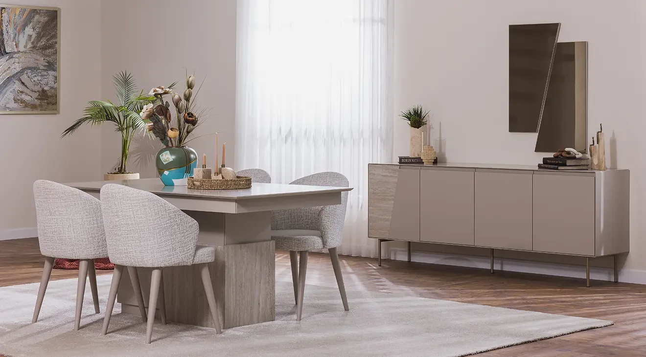 Rams Modern Yemek Odası Takımı