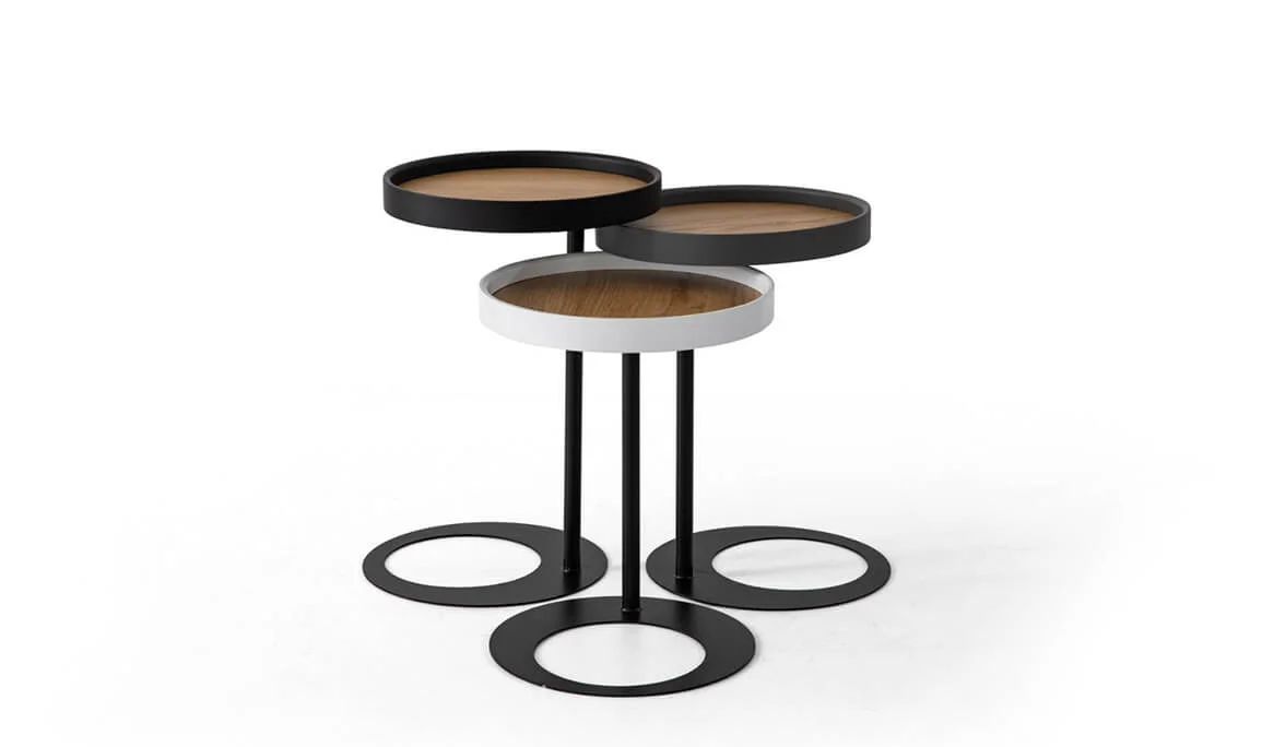 Ren Walnut Nesting Coffee Table