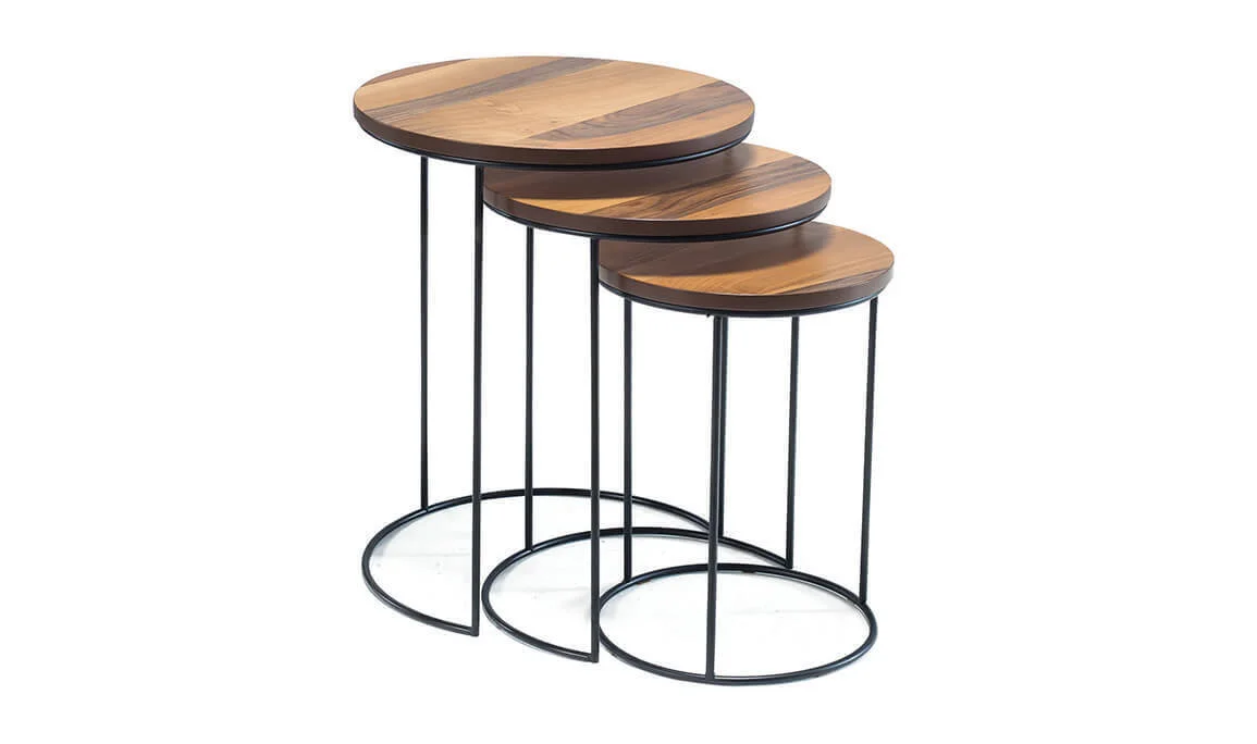 Riga Nesting Coffee Table Wood