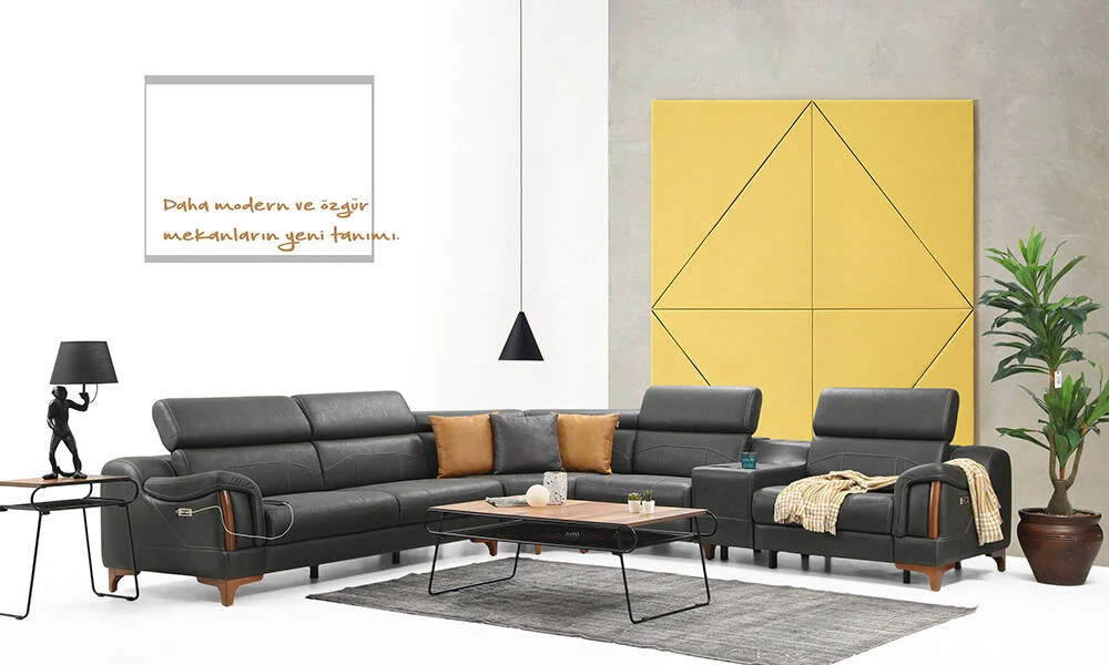 Rio Modern Köşe Koltuk Takımı (335x360cm)