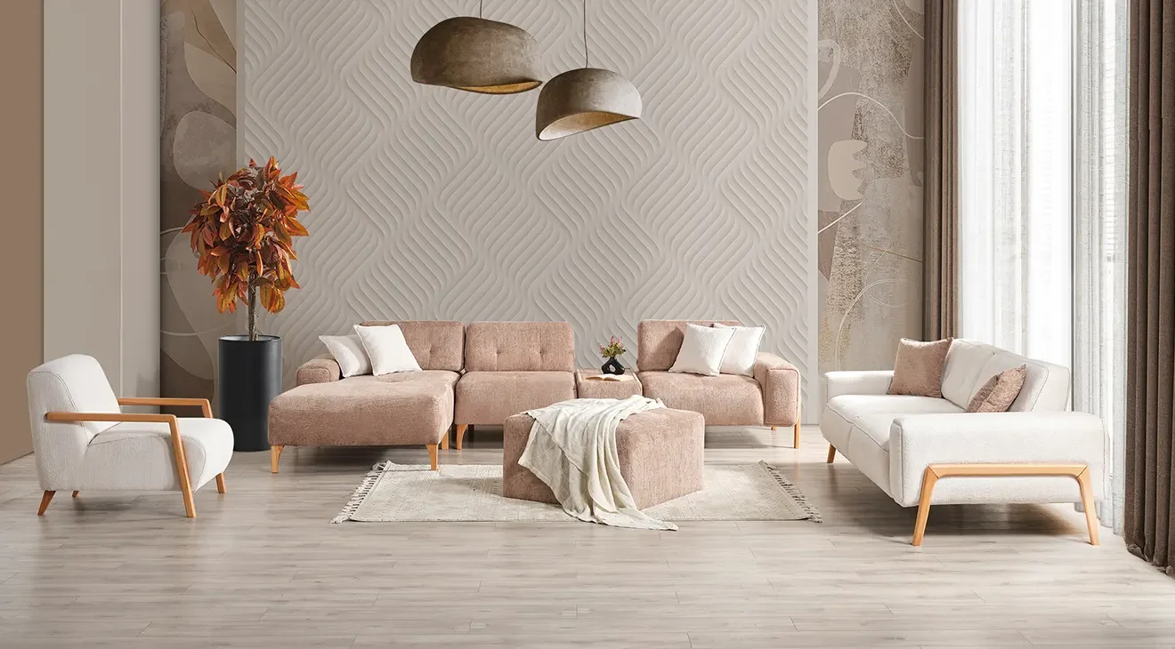 Rolex Kanepeli Köşe Koltuk Takımı