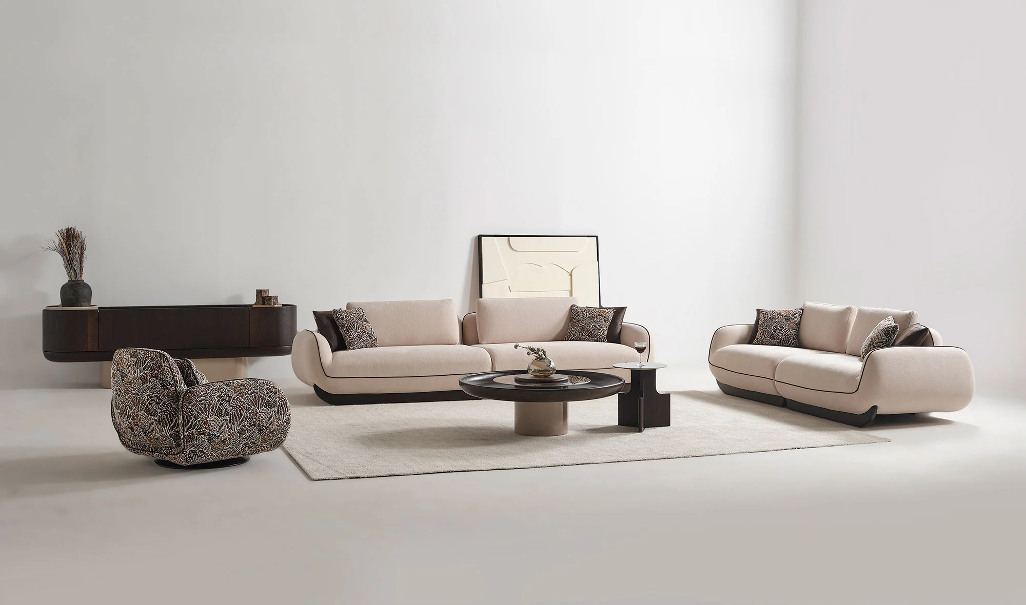 Dörtlü Koltuk + Üçlü Koltuk + Tekli Koltuk