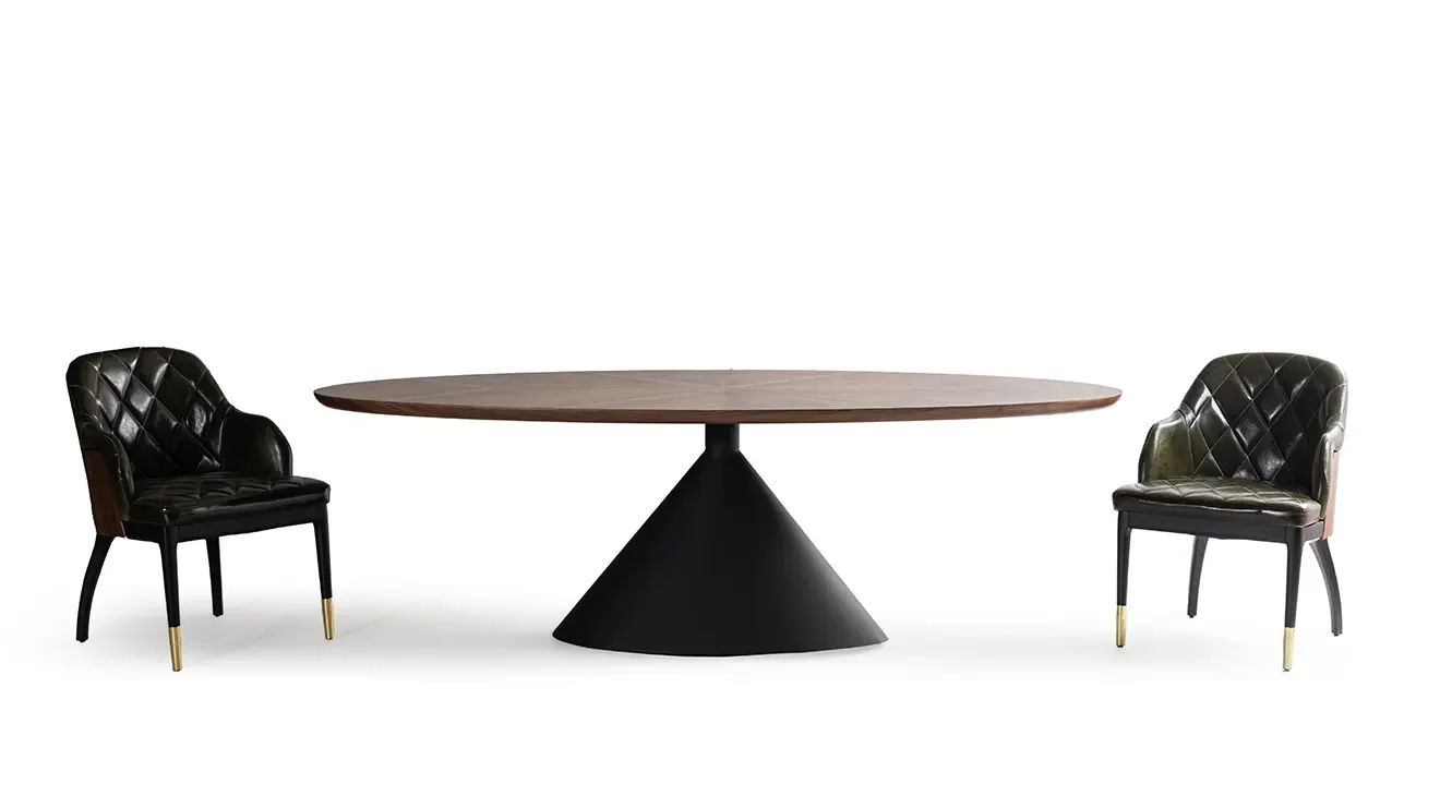 Rosso Ceviz-Siyah Masa