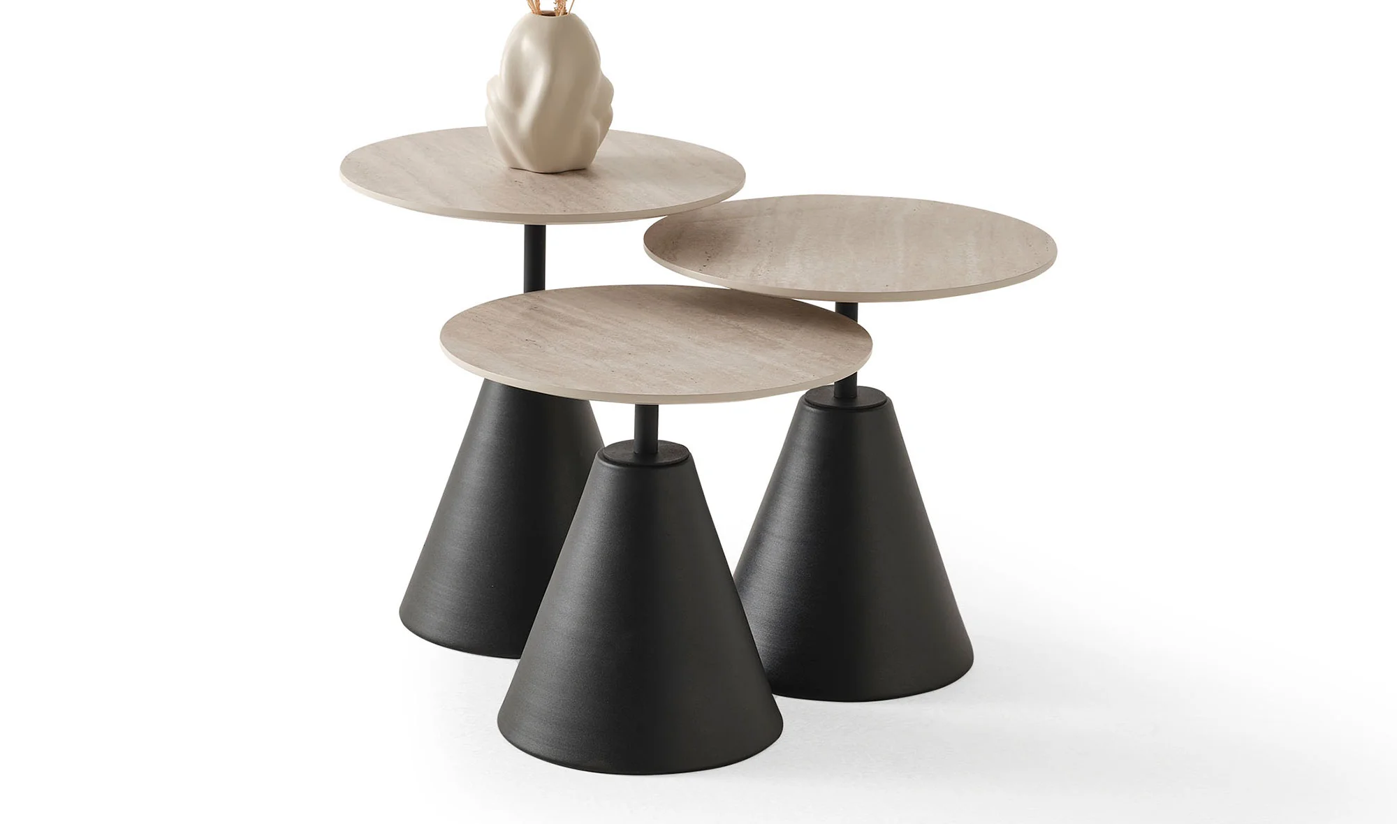 Rovena Zigon Sehpa - Traverten