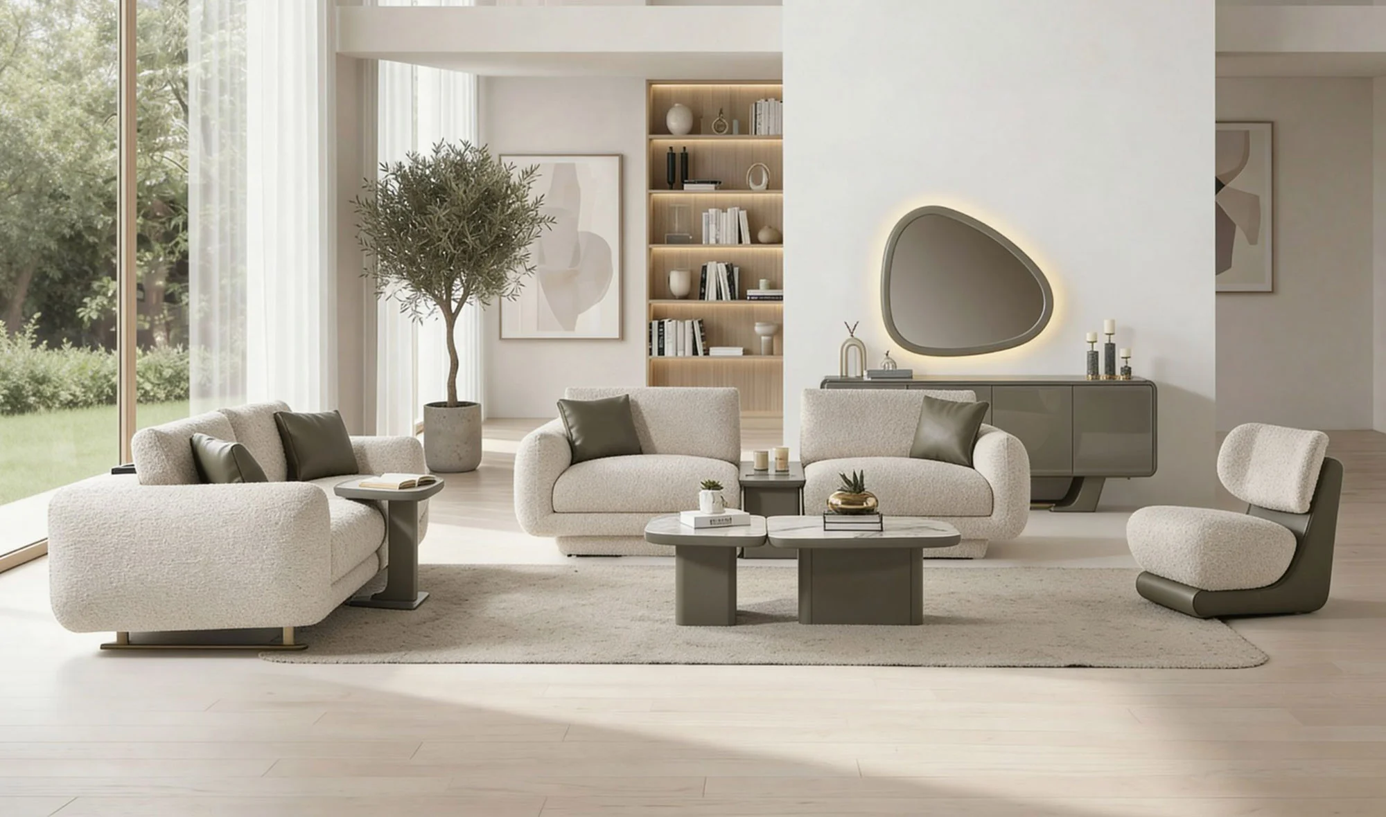 Üçlü Koltuk (sehpalı)