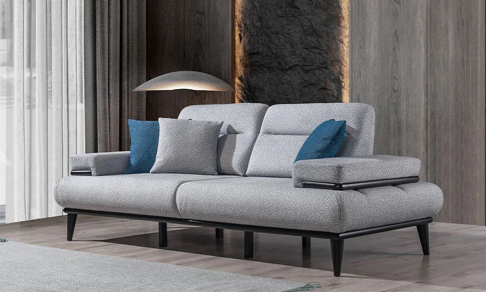 Safir Modern Üçlü Koltuk