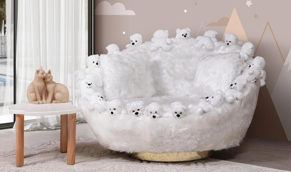 Santra Teddy-Drehsessel