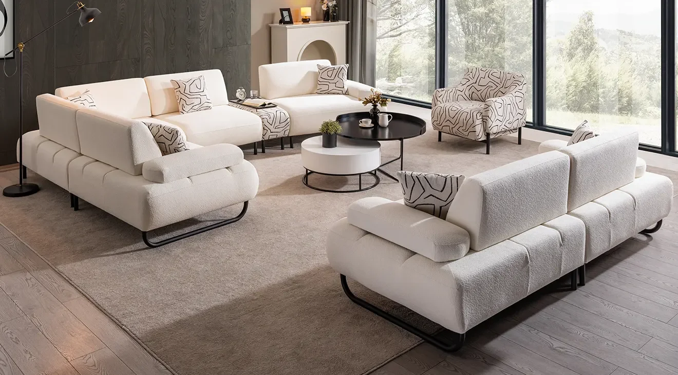 Simay Yataklı Köşe Koltuk Takımı