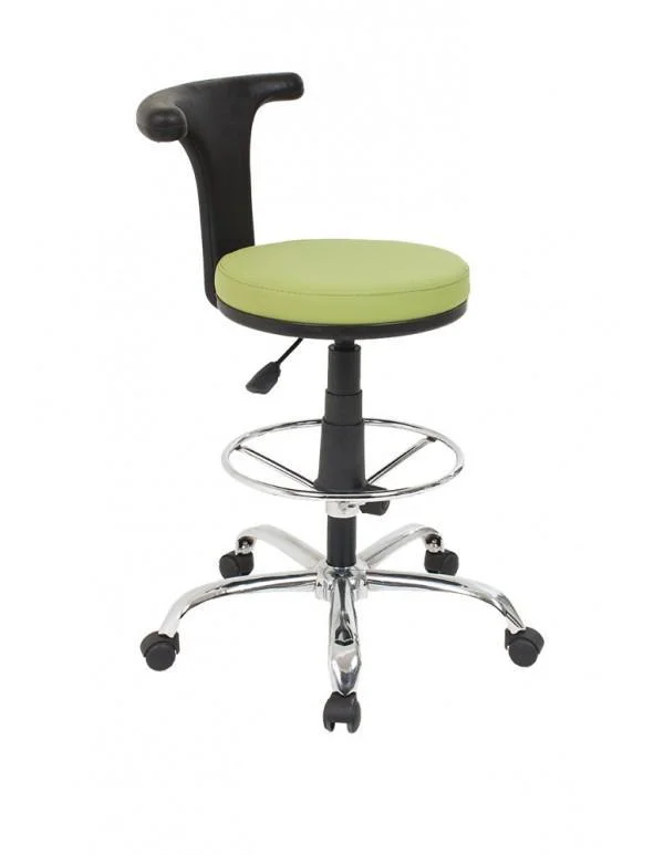 Sırtlı Tabure Krom Ayak