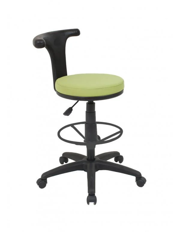 Sırtlı Tabure Plastik Ayak