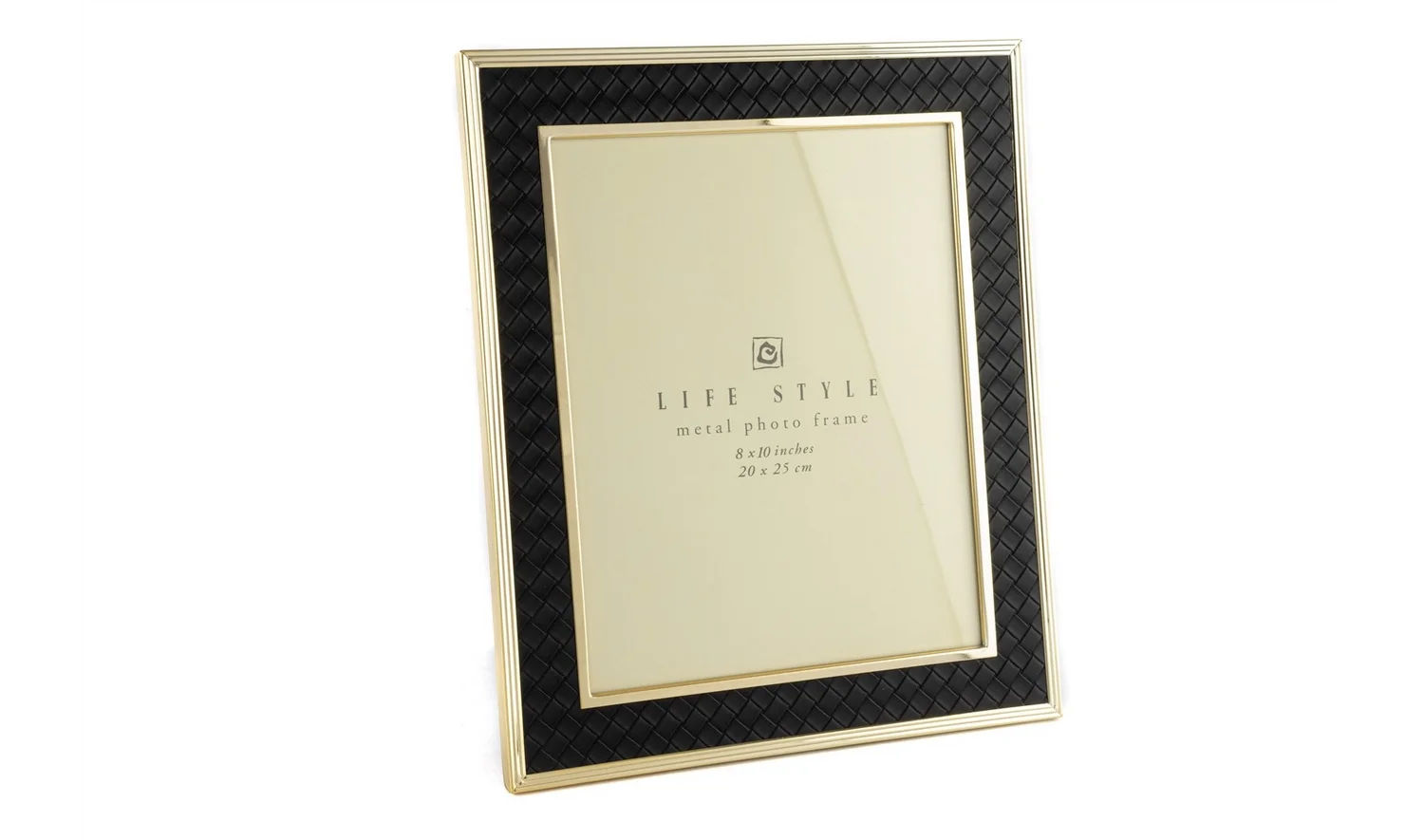 Siyah Gold Deri Çerçeve 20x25 cm