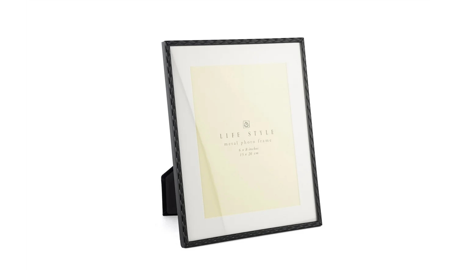 Siyah Metal Mat Dalgalı Çerçeve 15x20 cm