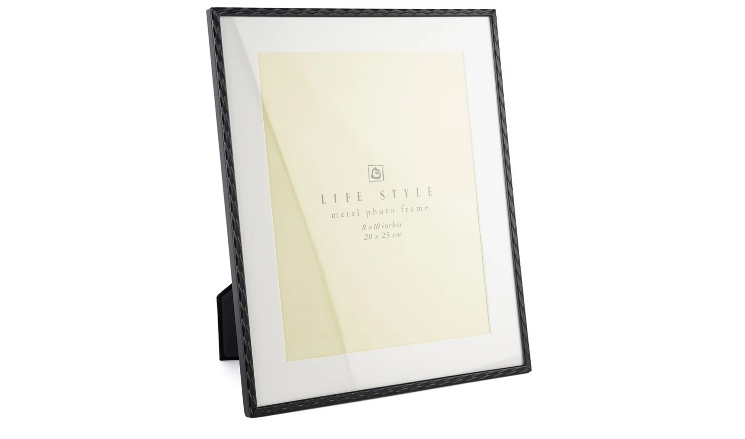 Siyah Metal Mat Dalgalı Çerçeve 20x25 cm