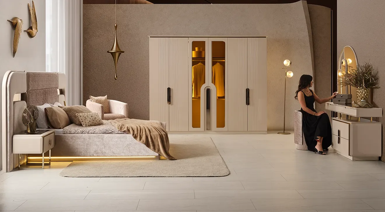 Solo 6 Kapaklı Modern Yatak Odası Takımı