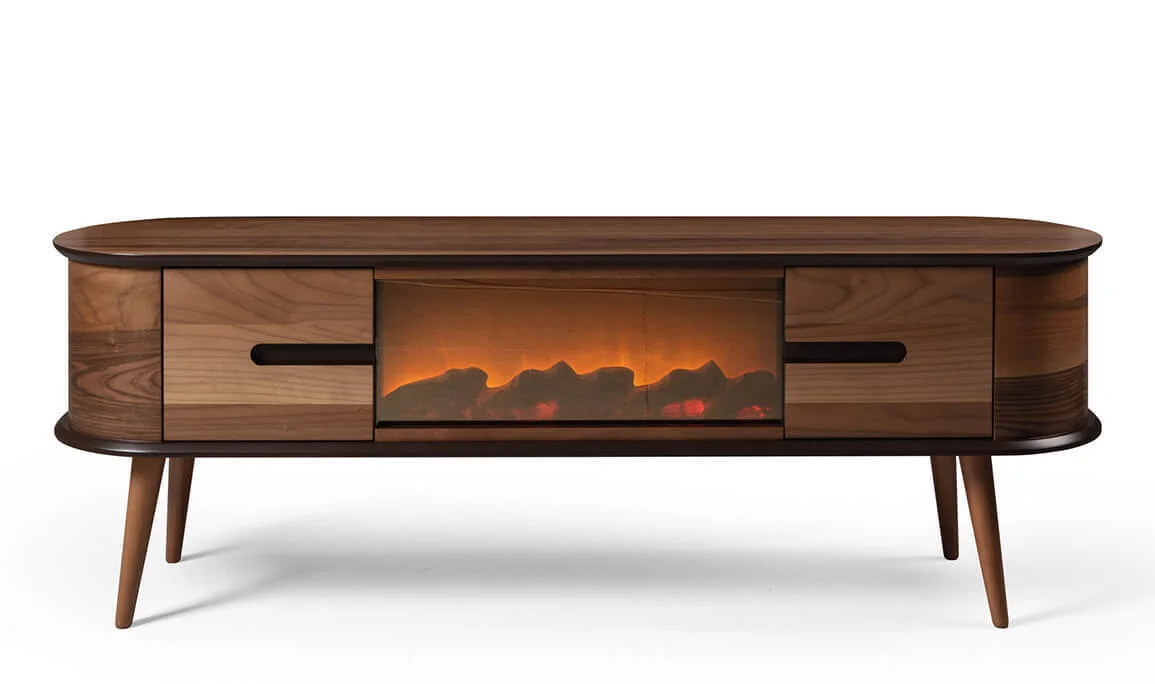 Star Fireplace TV Stand