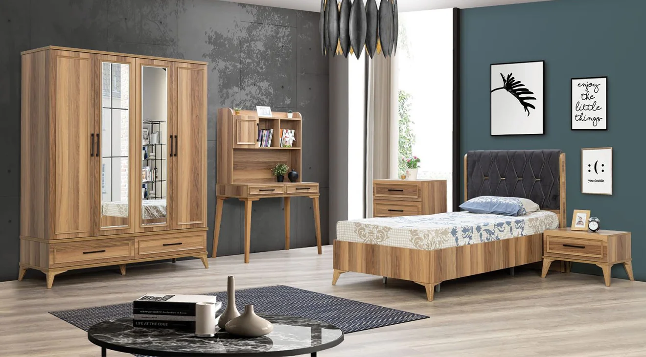 Sude 4 Kapaklı Genç Odası Takımı