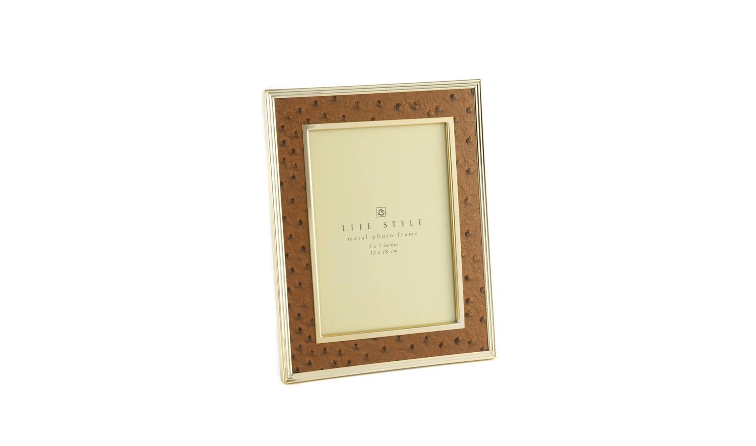 Tarçın Gold Deri Çerçeve 13x18 cm