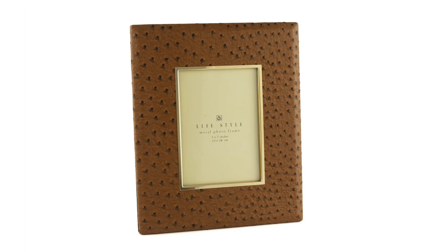 Tarçın Gümüş Deri Çerçeve 13x18cm