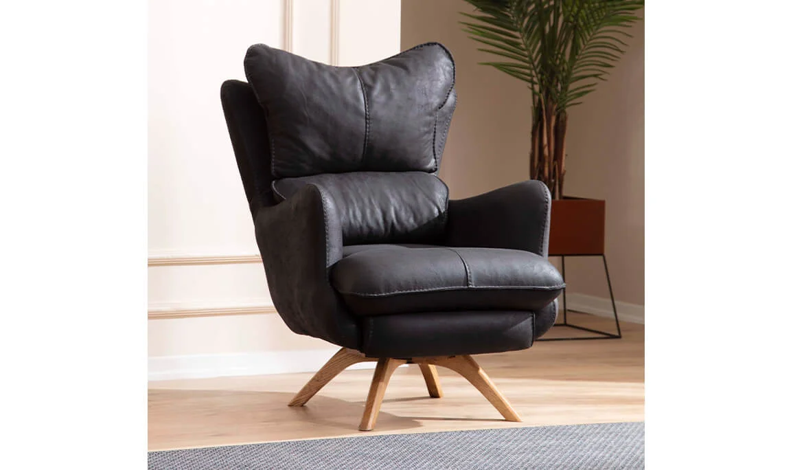 Tesla Black Armchair