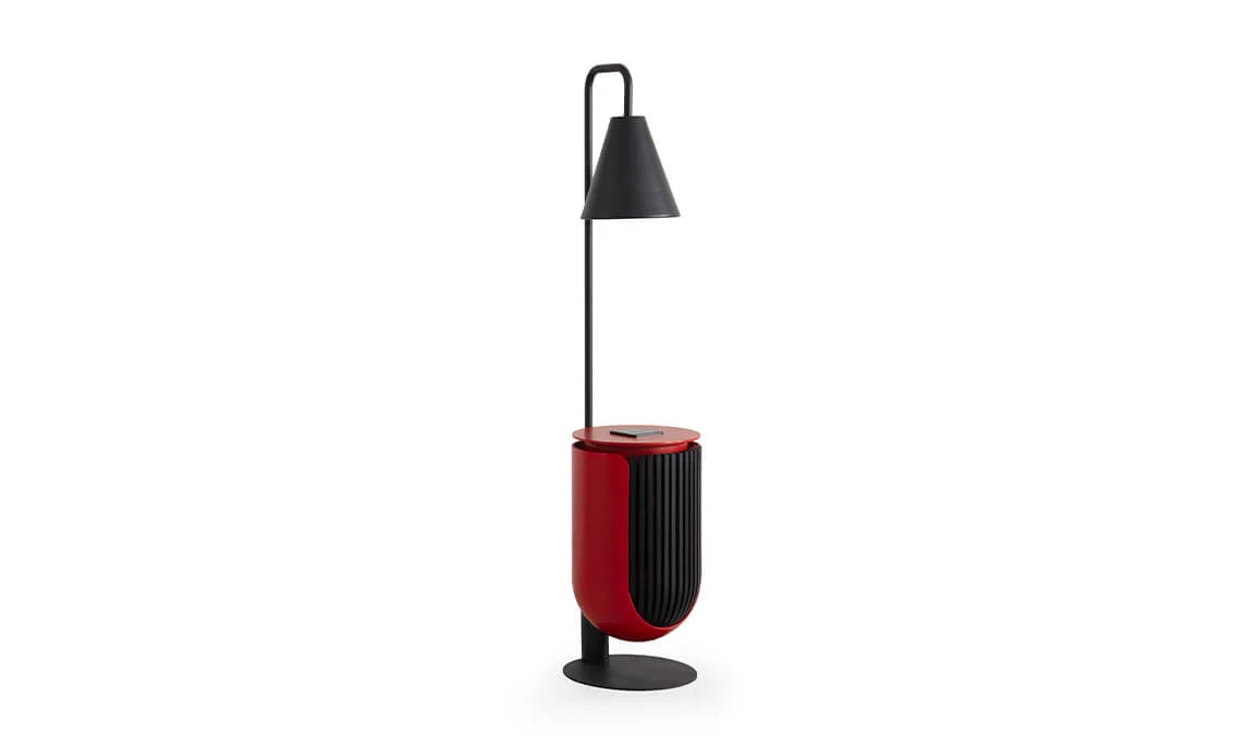 Tiesto Red Floor Lamp