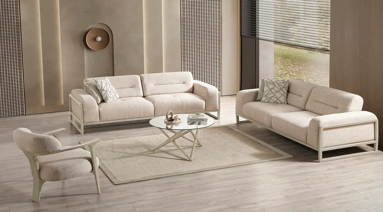 Tog Krem koltuk Takımı