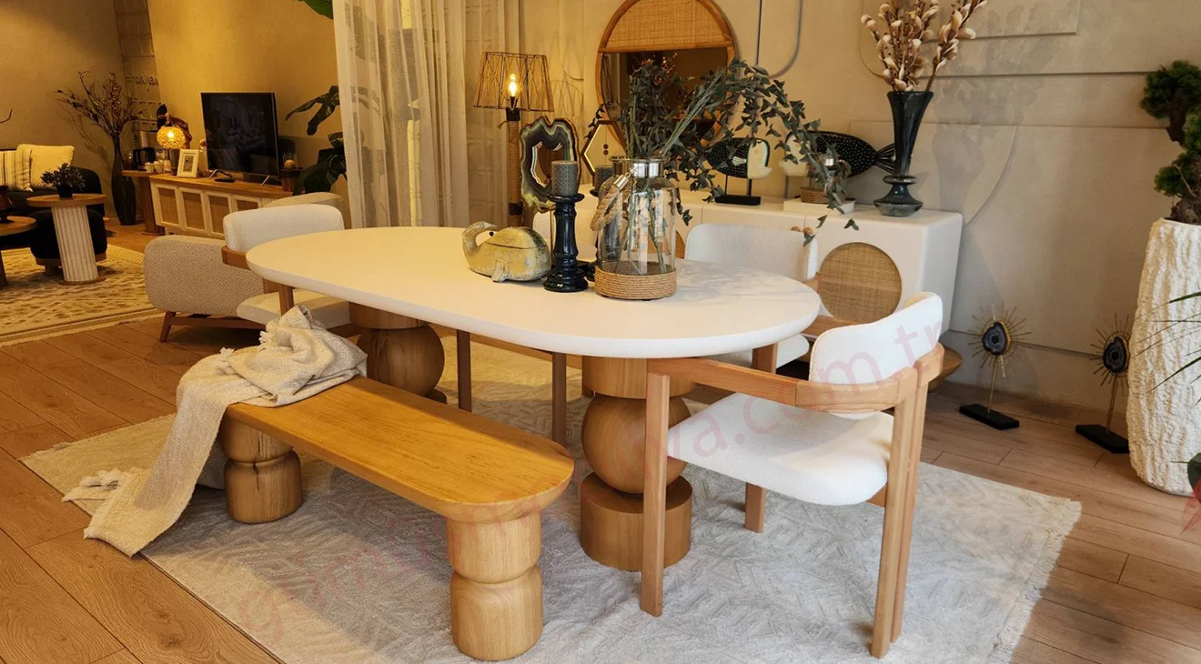 Trend Bohem Yemek Odası Takımı