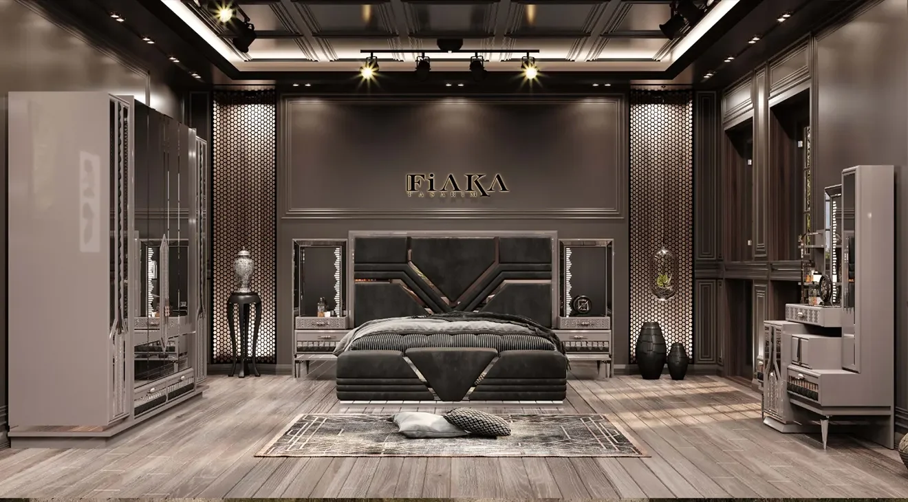 Valentino 6 Kapaklı Yatak Odası Takımı