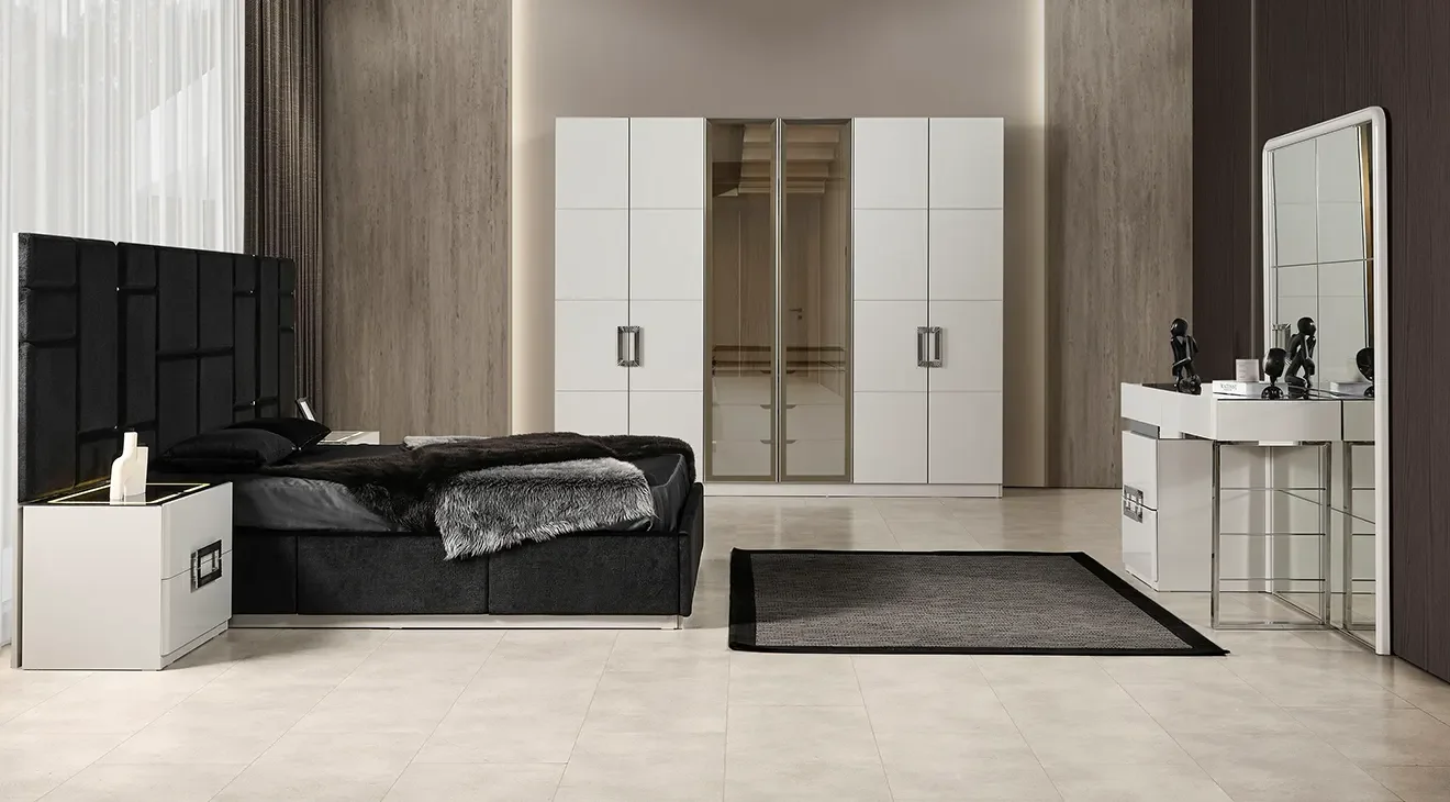 Vegas 6 Kapaklı Modern Yatak Odası Takımı