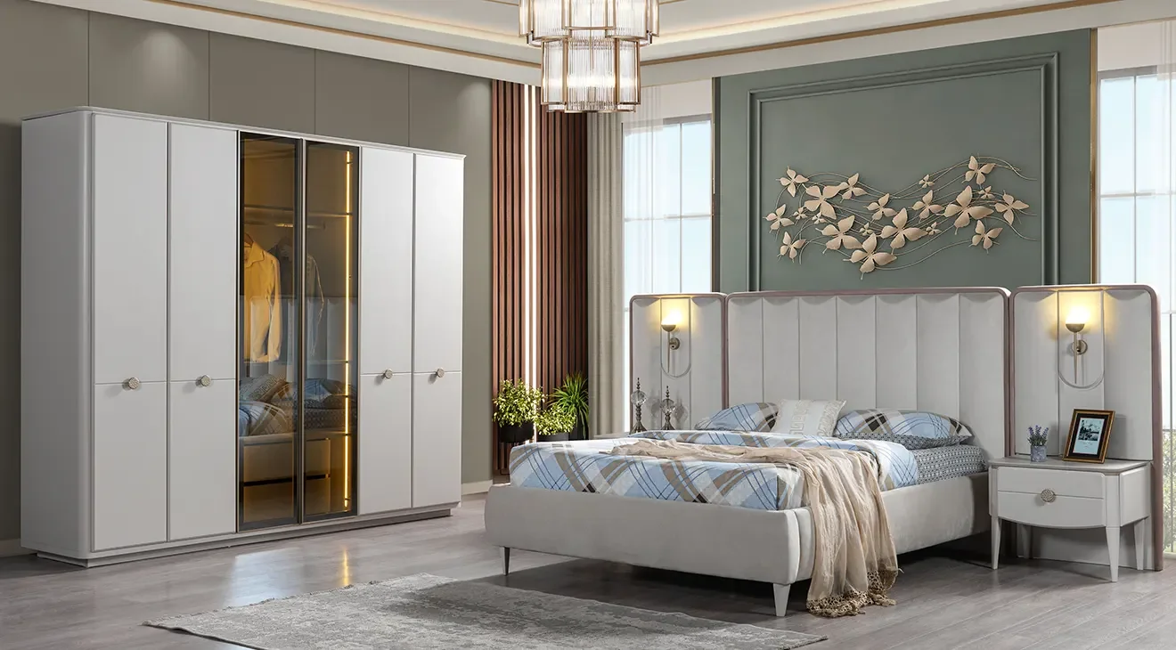 Vegas 6 Kapaklı Yatak Odası Takımı