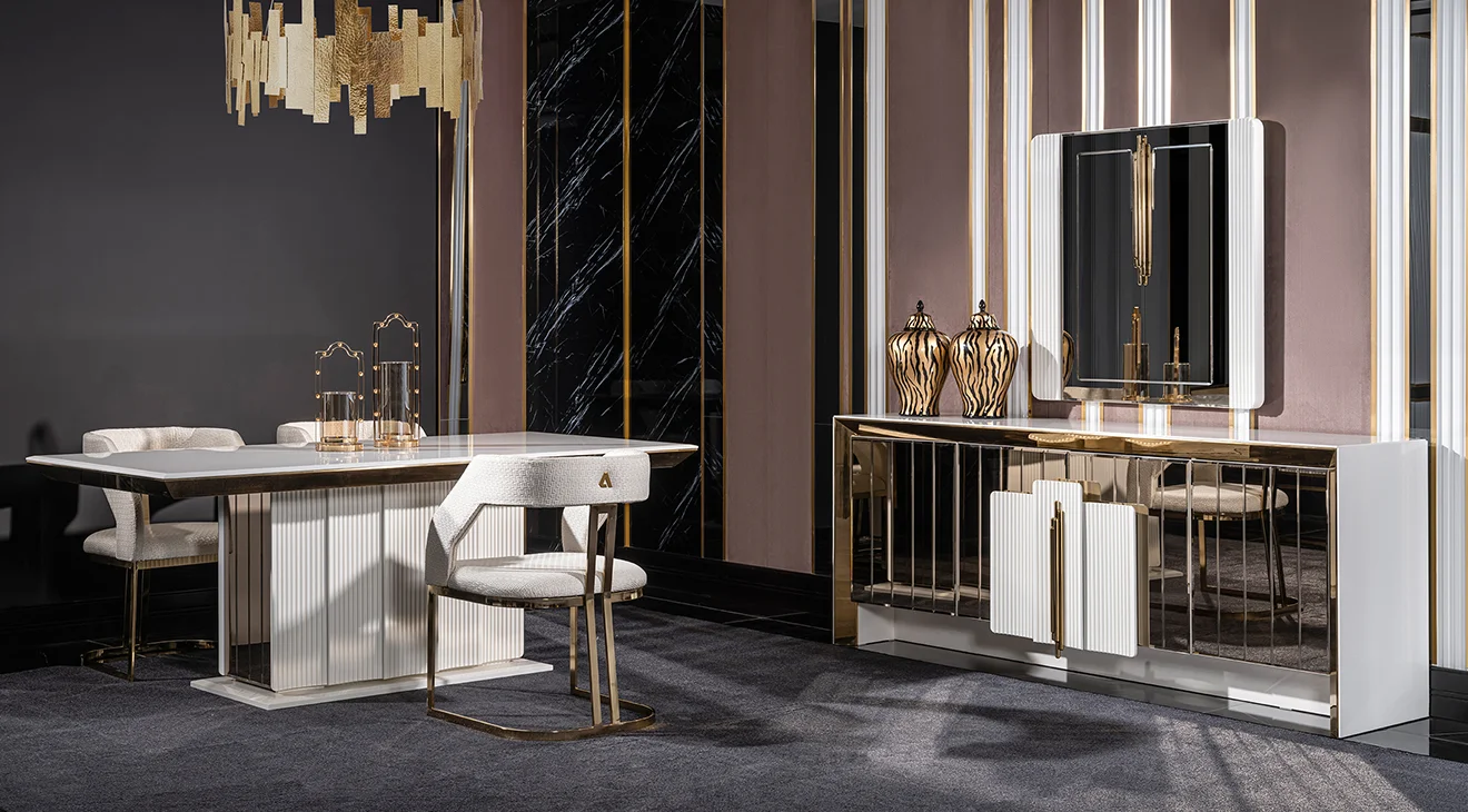 Vegas Luxury Yemek Odası Takımı