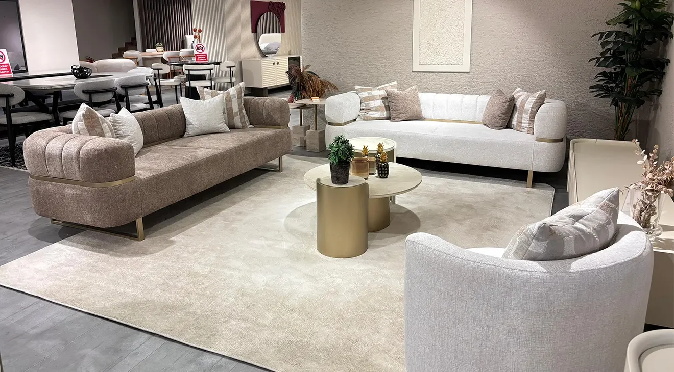 Velar Metal Ayaklı Koltuk Takımı