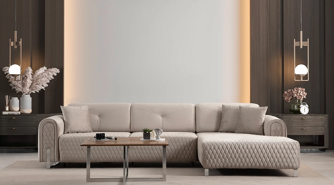 Versace Mini Köşe Koltuk Takımı