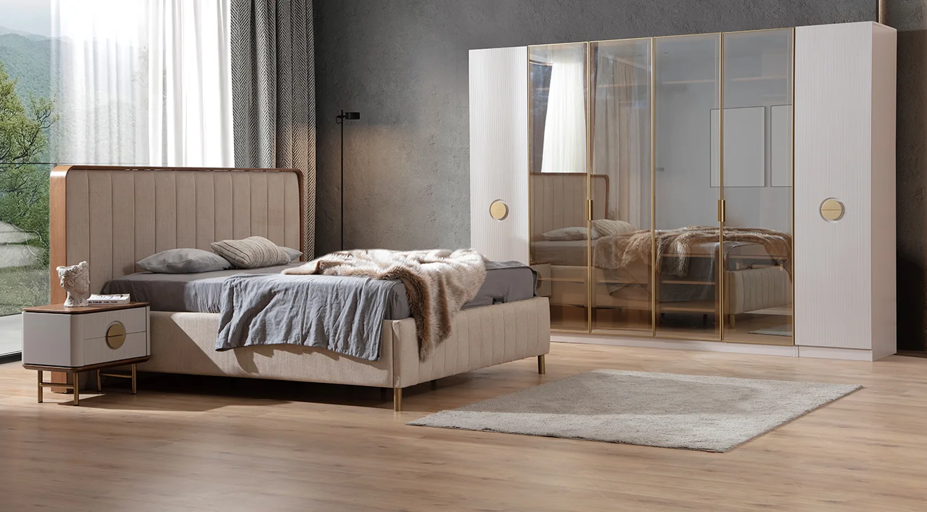 Viola 6 Kapaklı Yatak Odası Takımı