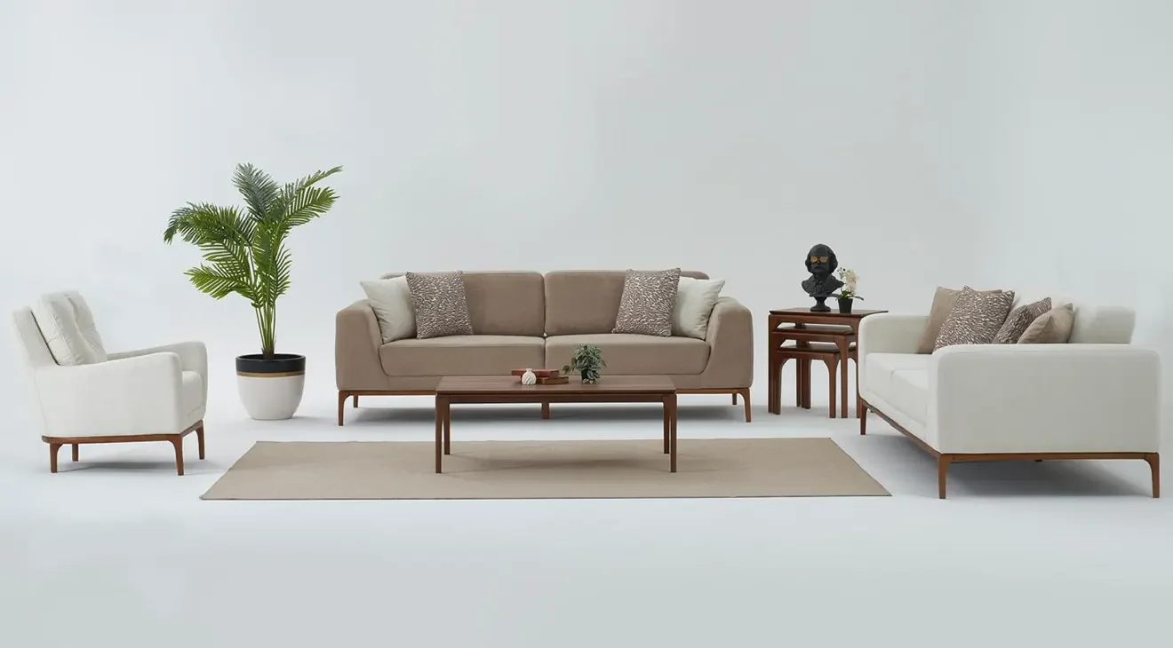 Violet Yataklı Modern Koltuk Takımı