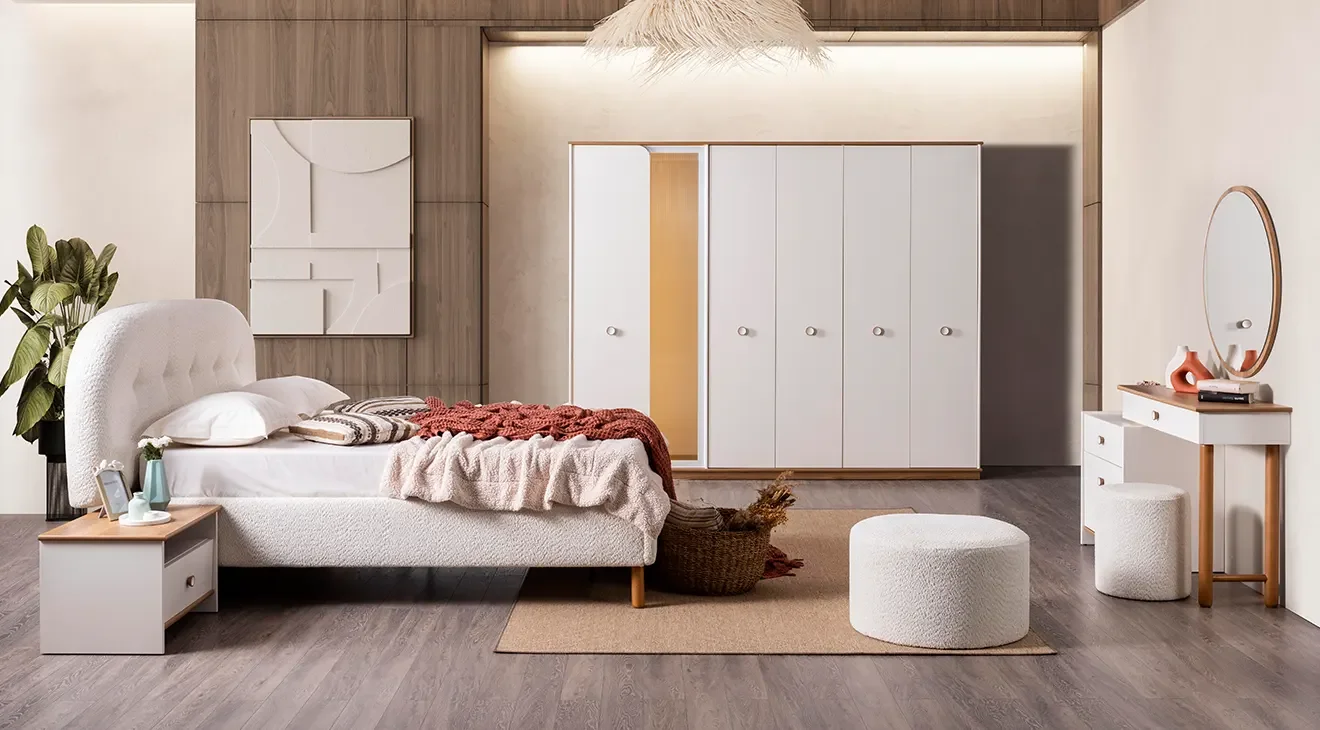 Virjin 6 Kapaklı Yatak Odası Takımı